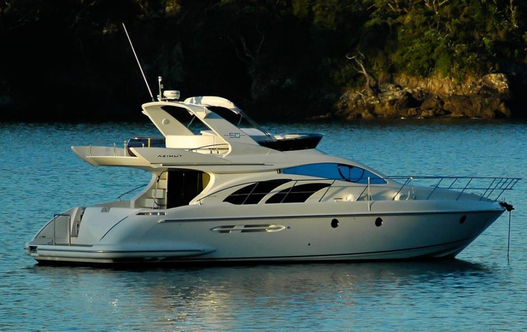 Yate privado Azimut 50 Fly en su destino