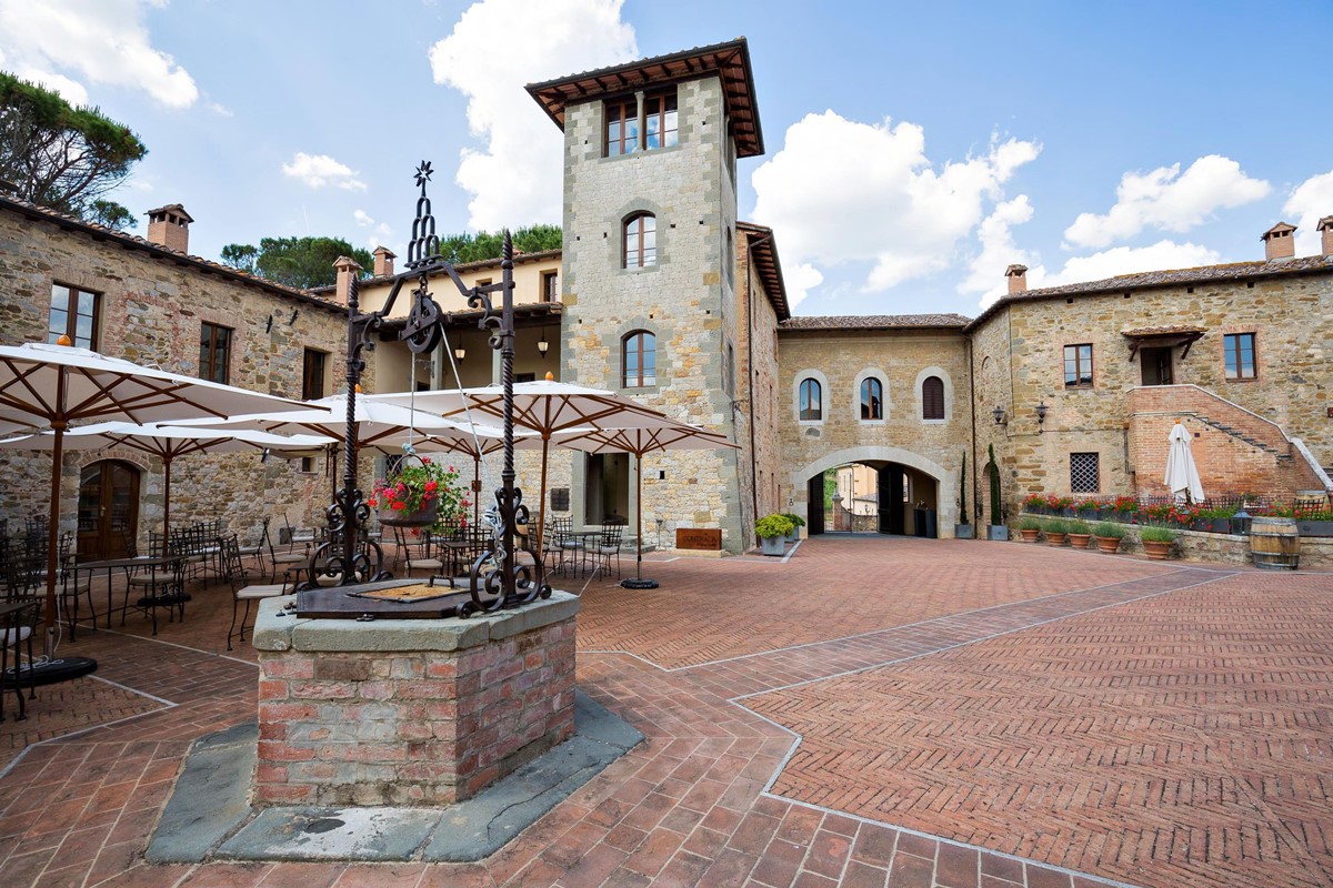 Castel Monastero en Toscana