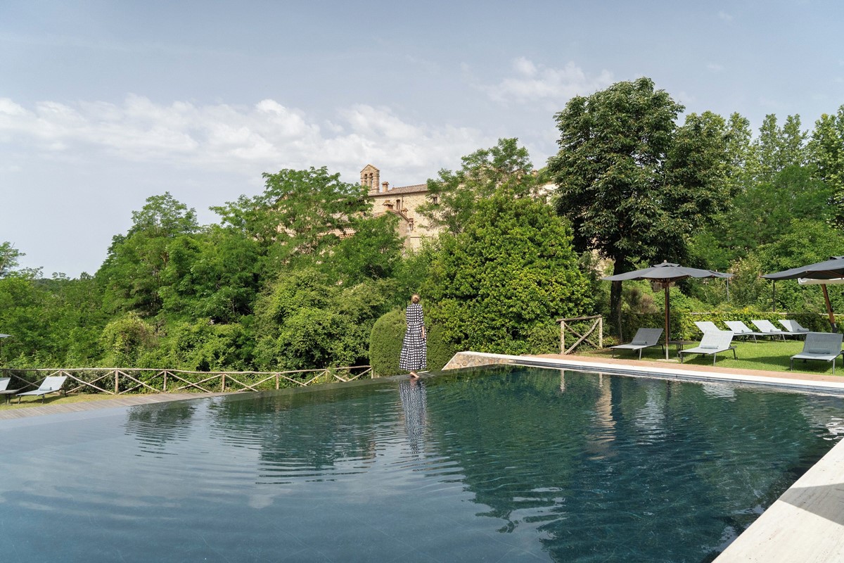 Castel Monastero en Toscana