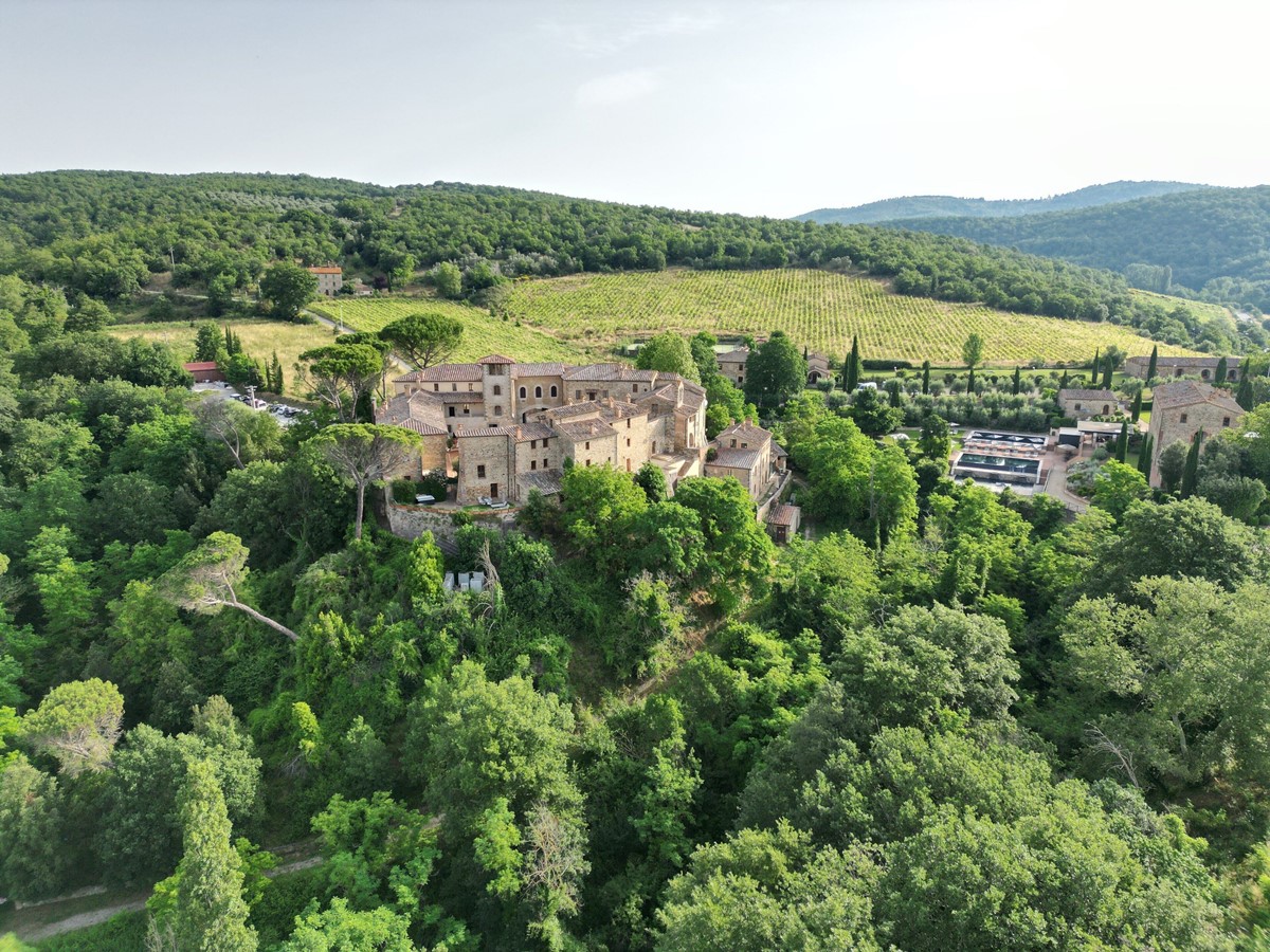 Castel Monastero en Toscana