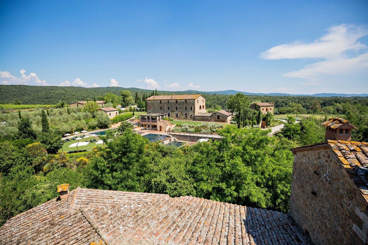 Castel Monastero en Toscana