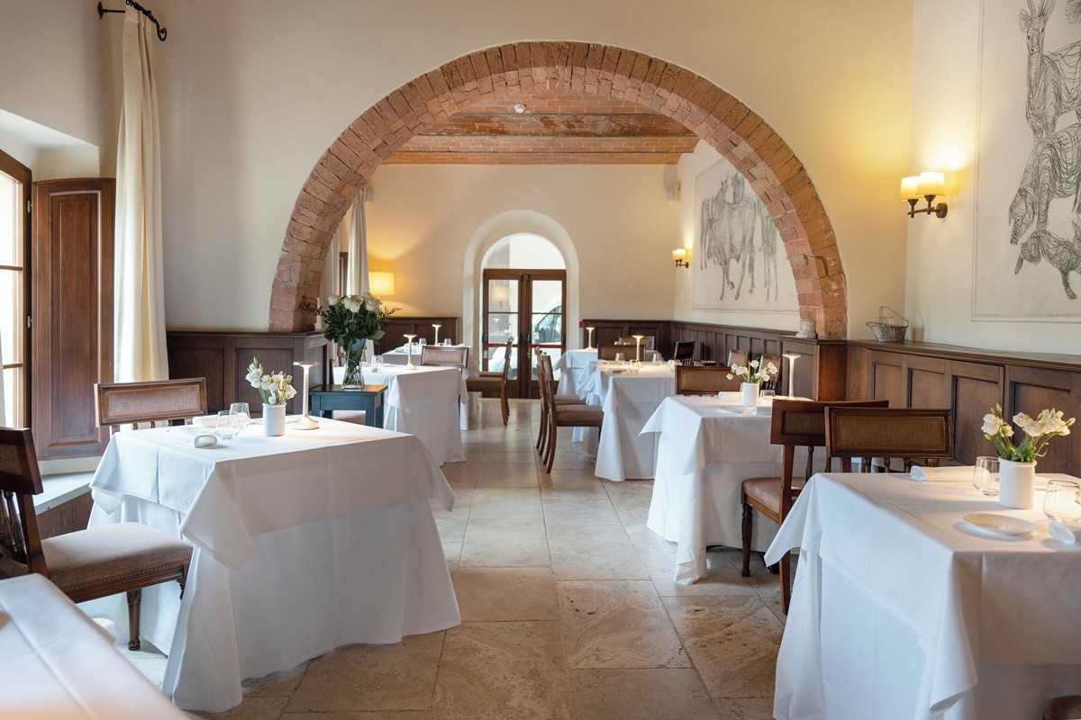 Castel Monastero en Toscana