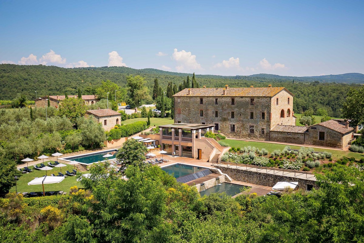 Castel Monastero en Toscana