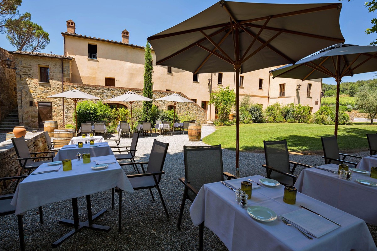 Castel Monastero en Toscana