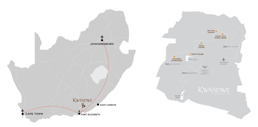 Kwandwe Uplands Homestead en Kwandwe Private Game Reserve