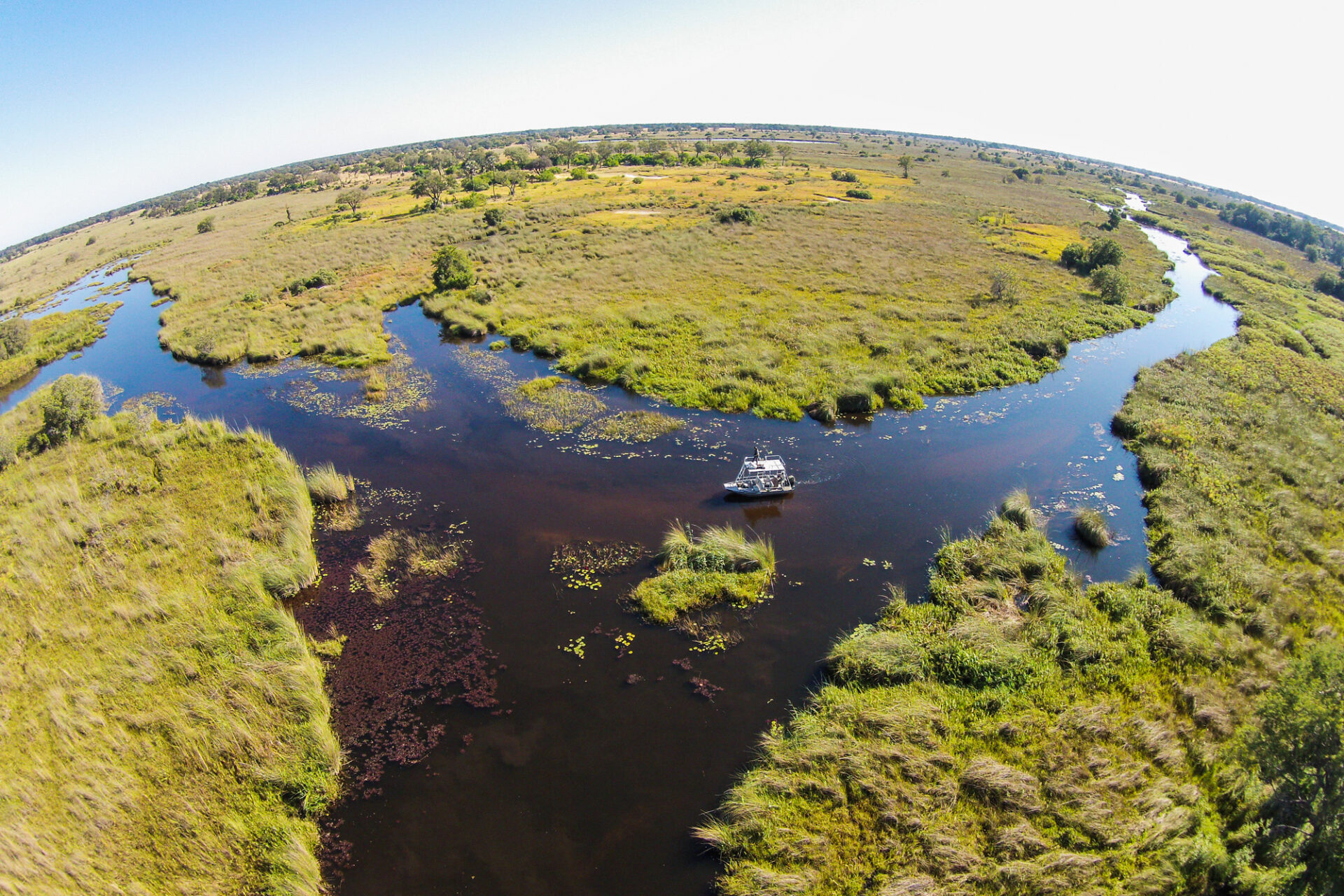 Kwara Camp en Delta Okavango