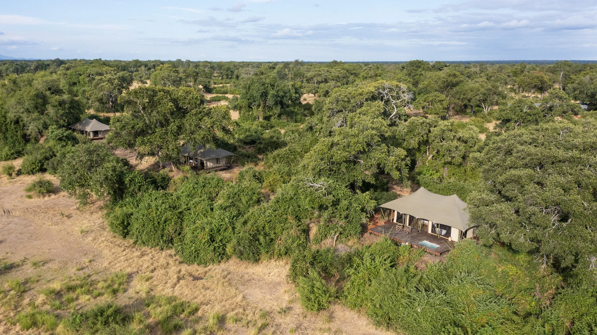 Mana Sands Main Camp en Mana Pools