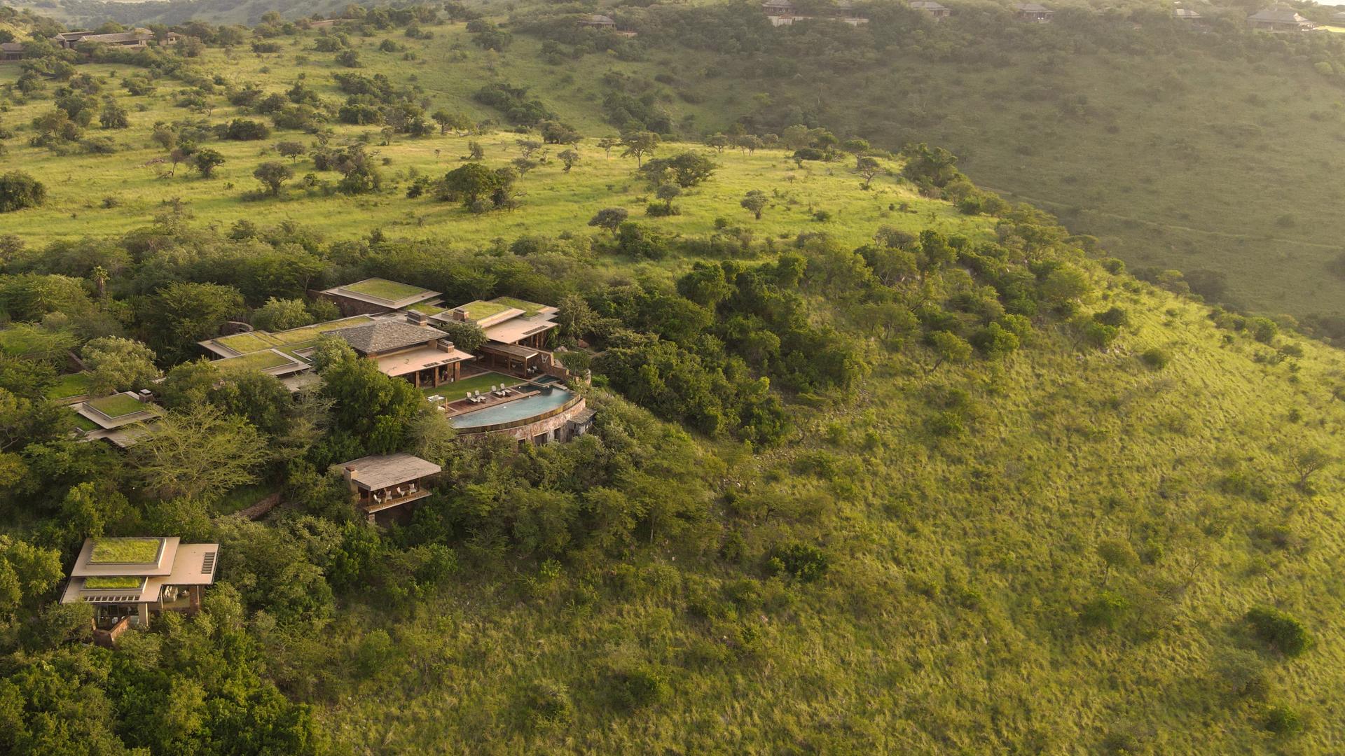 Singita kilima aerial view