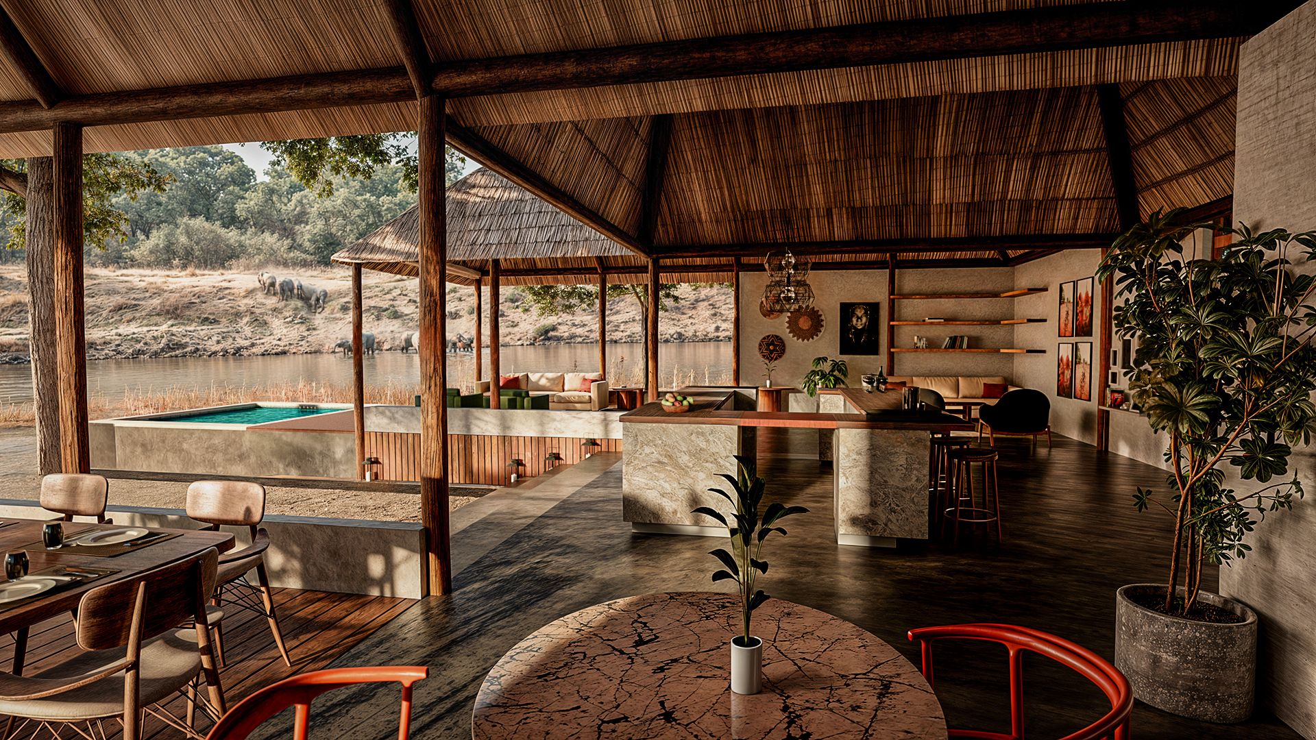 Tafika Camp en Luangwa Valley