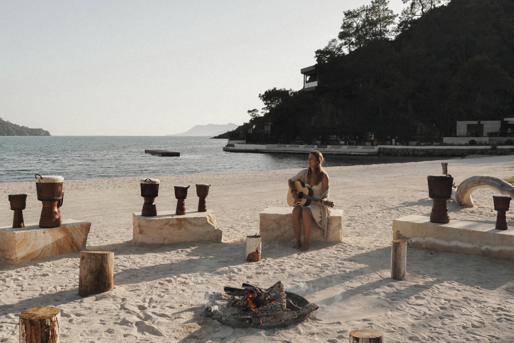 Ahama living experiences fire gathering