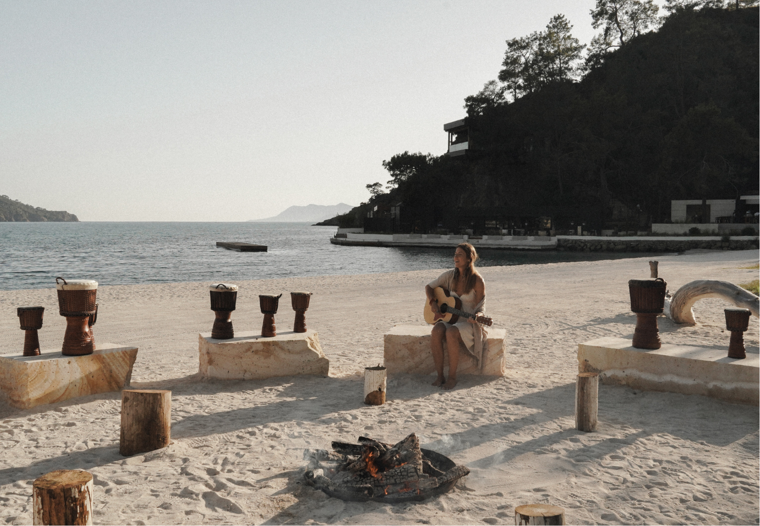 Ahama living experiences fire gathering