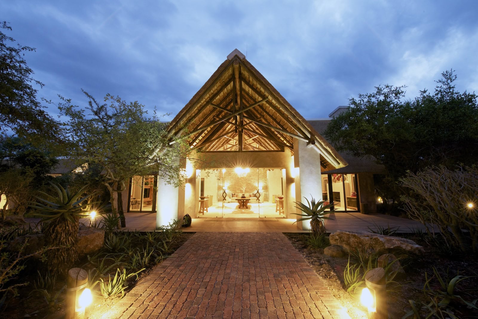 Kapama southern camp library entrance
