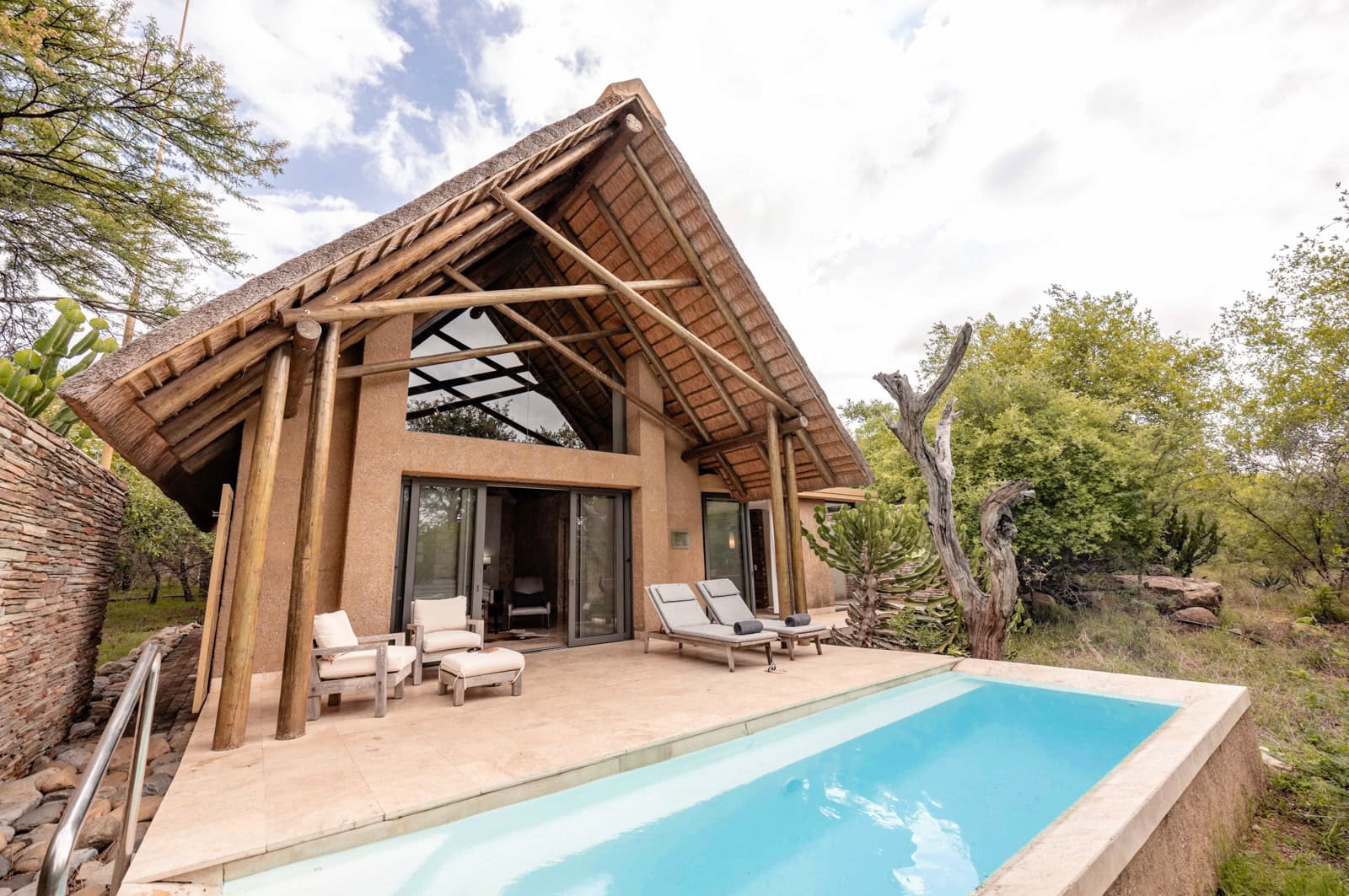 Kapama southern camp villa pool