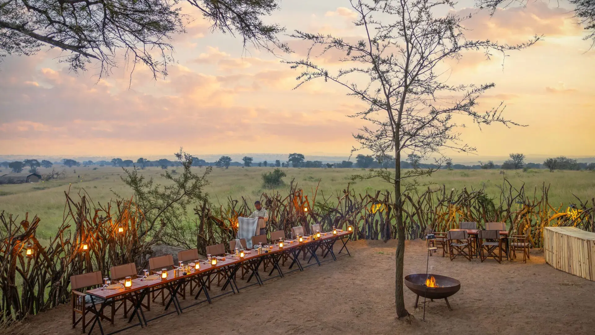 Asilia africa olakira migration camp evening dining jpg
