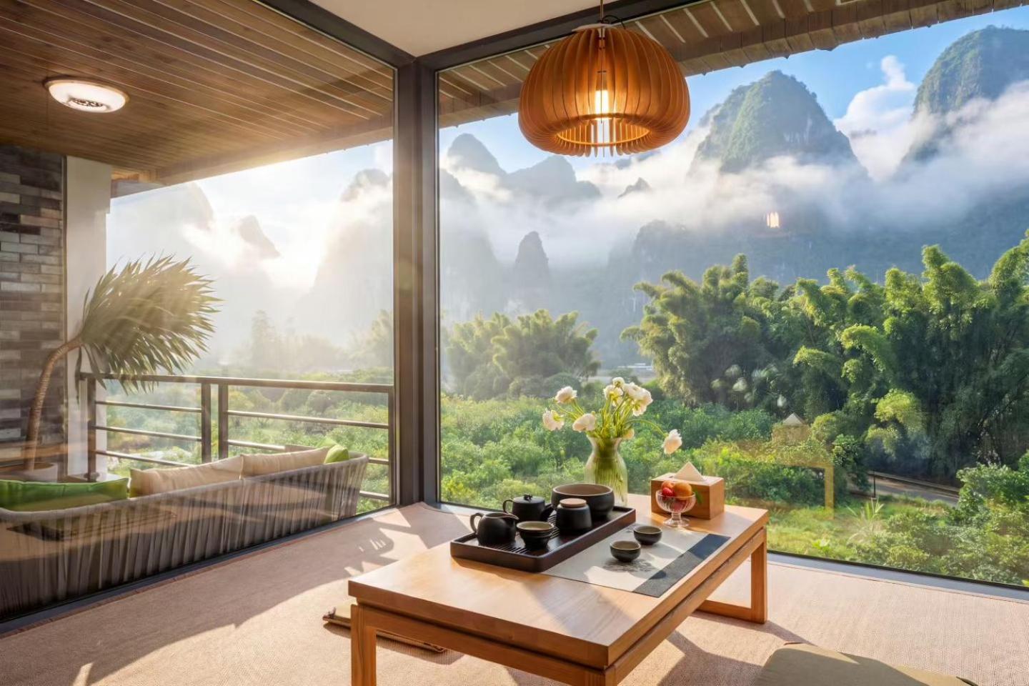 Yangshuo Lijiang Island Riverside Resort en su destino