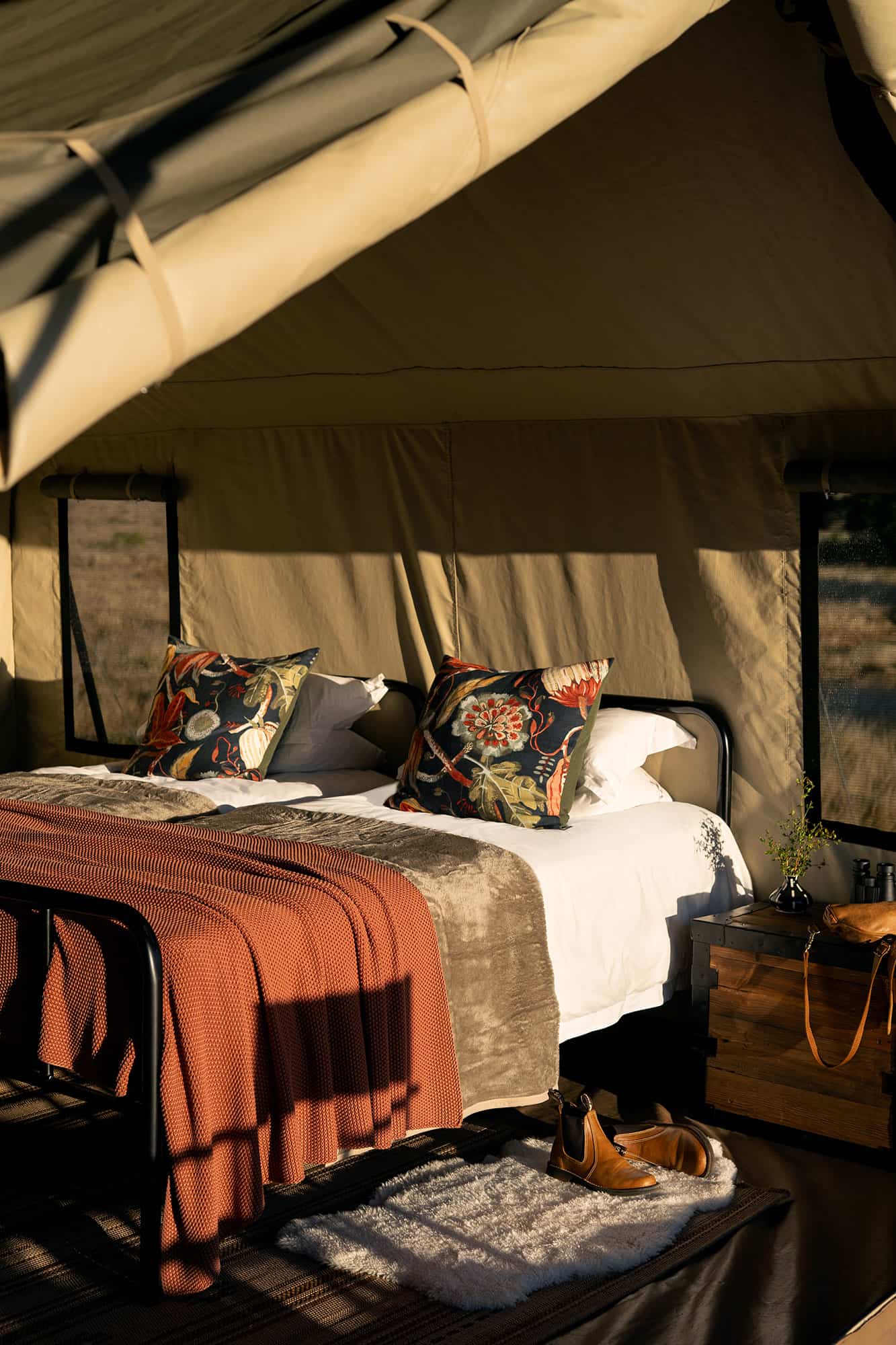 Samara plains camp bedroom honest work maike mcneill