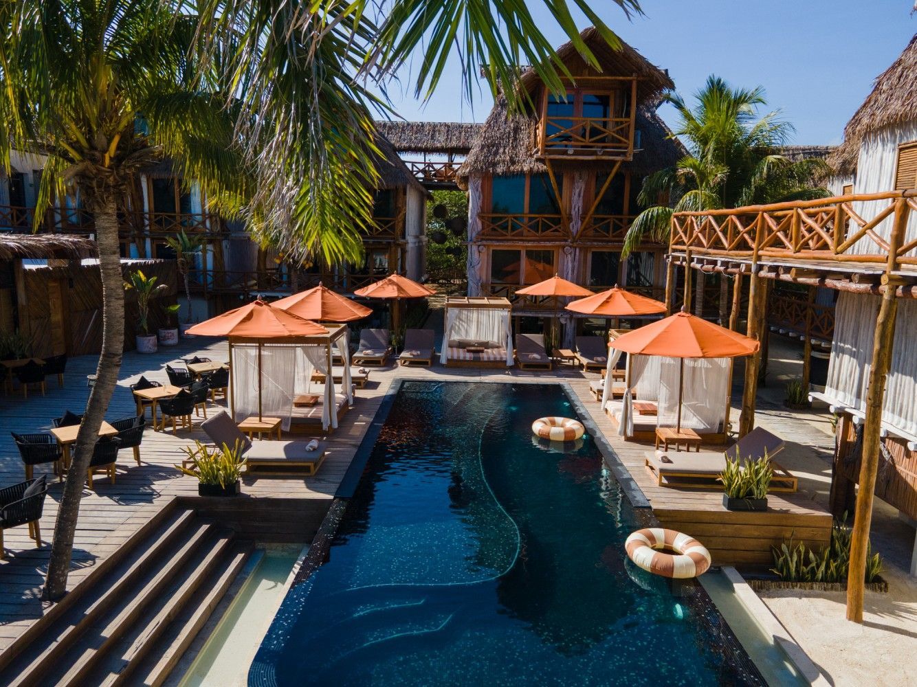 Aldea Kuka en Holbox