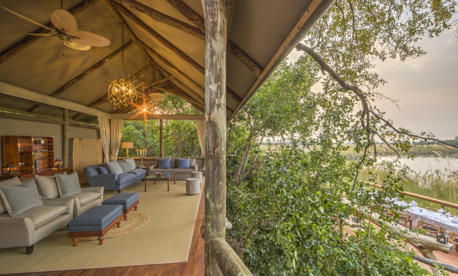 Shinde en Delta Okavango