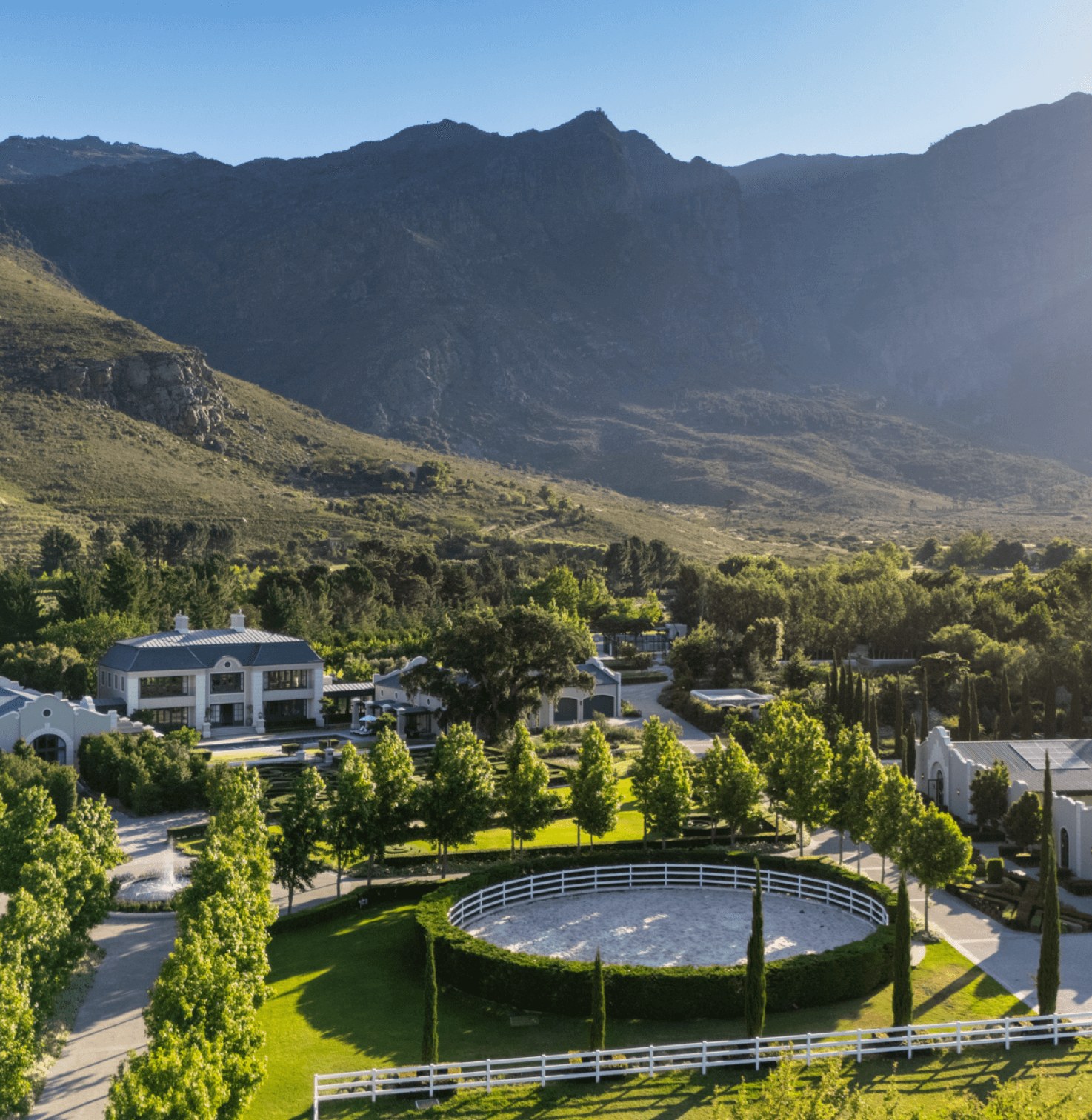 Oakvale Estate en Franschhoek
